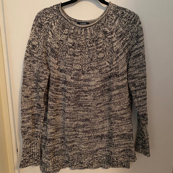 CHAPS knit long sleeve shirt - Picture 1 of 3